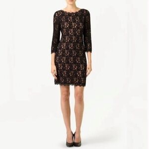 Aritzia Babaton Lace long sleeve dress
